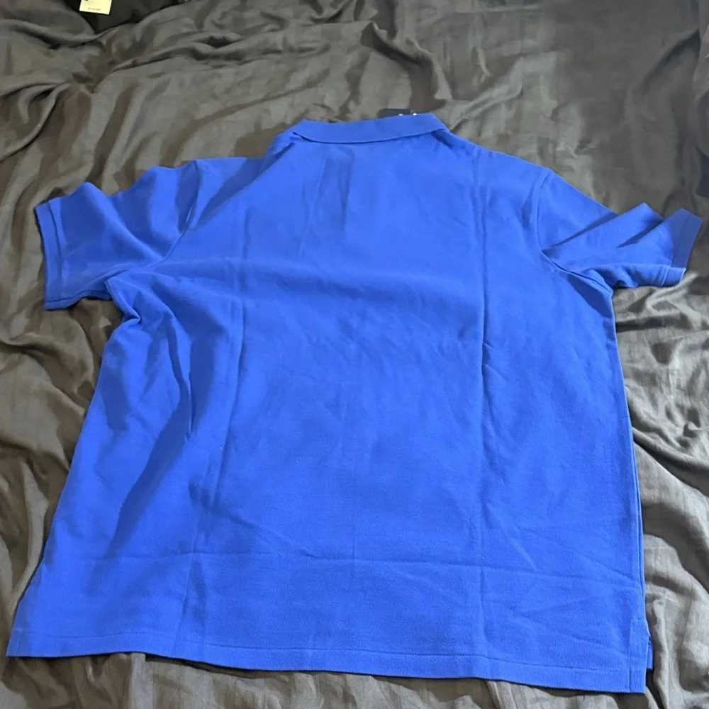 Polo Ralph Lauren Big Pony Polo Shirt Blue Multicolor Logo Size L NWT